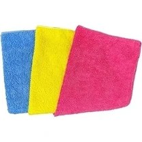 Resim SanalAMCA Store Oriole Life 3'lü Paket Renkli Genel Temizlik Mutfak Bezleri (40X40 cm Mikrofiber Bez) 