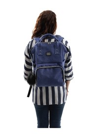 Resim Anne Bebek Çantası-mavi Mavi 