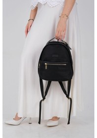 Resim Silver Polo Sp1212 Kadın Sırt Çantası Saten Siyah-siyah 