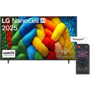 Resim LG 75NANO80A6B 75'' 191 Ekran Uydu Alıcılı 4K Ultra HD Smart webOS Nanocell TV 
