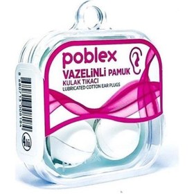 Resim Poblex Vazelinli Pamuk Kulak Tıkacı 4'lü 
