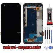 Resim Genos Turkcell T60 Lcd Ekran Çıtalı Beyaz Montaj Kiti Hediye 