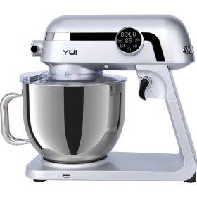 Resim Yui M123 Easy Chef Premium 1800W Dokunmatik Ekran Alüminyum Stand Mikser 7lt.+Kıyma Başlık Seti 