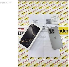 Resim Apple iPhone 16 Pro İkinci El TR | 256 GB | Natürel Titanyum 