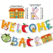 Resim Okula Hoş Geldiniz Banner Seti - Çok Yönlü Kağıt Dekoru 
