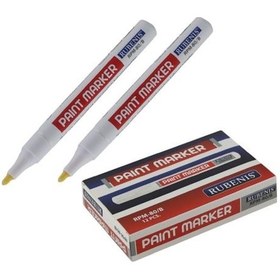 Resim Rubenis Paint Marker Kalem Beyaz 12 li Kutu 