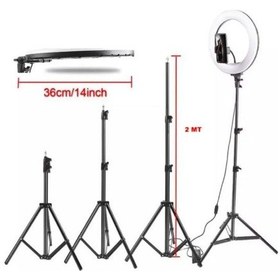 Resim Ring Fill Light 14" Youtuber Video Kuaför Çekimleri için 