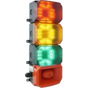 Resim Mesan 3 Kat Küp LED Multifonksiyon 43 Ses Siren MS 224 110-220VAC 