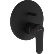 Resim VitrA Root A4272736 Round Ankastre Banyo Bataryası, Sıva Üstü Grubu, Mat Siyah 