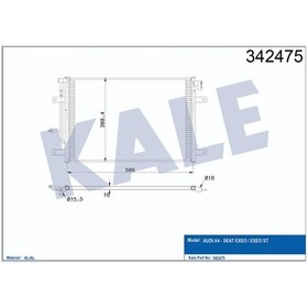 Resim Klima Kondenseri Audi Audi A4 Seat Exeo Exeo St (Al Al) 504645389 