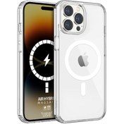 Resim Buff iPhone 14 Pro Magsafe Air Hybrid Kılıf 