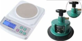 Resim Hodbehod Elektronik Hassas Kumaş Gramaj Terazisi + Kesici 