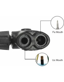 Resim Yüksek Basınçlı Alüminyum Gümüş Renk Top Bisiklet Taşınabilir Hava Ayak Pompası - Lisinya 