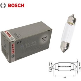 Resim gözparoto Bosch 12v Sofit Ampul 5w 36 Mm 10 Adet 