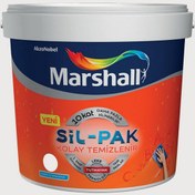 Resim Marshall ON.00.87 7,5 Litre Sil-Pak Kolay Temizlenir Silinebilir Su Bazlı İç Cephe Boyası (MARSHALL.5253984) 