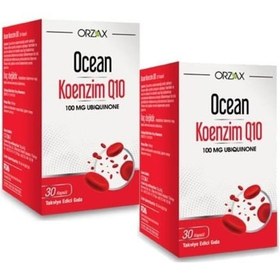 Resim Ocean Koenzim Q10 100 MG Ubikinon 30 Kapsül 2'li 