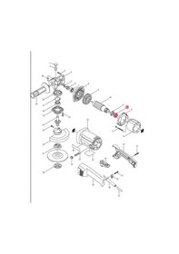 Resim Makita 9015B Rulman 608 Ürün Kodu 210005-4 