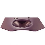 Resim Cam Lavabo Berber Modeli 100 x 56 CM 