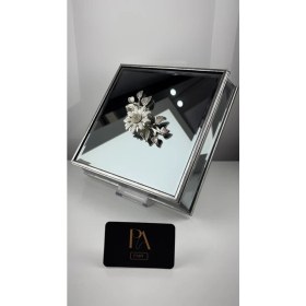 Resim Aynalı Kutu Gondol Şekerlik Sunumluk Söz Nişan Kız Isteme Çikolatalık Dekoratif Obje Biblo Süs Eşya 