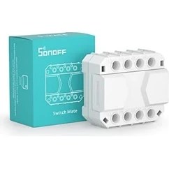 Resim S-Mate Smart Switch Mate, Wi-Fi Şalter Mate, Mınır3 Akıllı Işık Şalteri ile Çalışır, Nötr Iletken Çözümü Yoktur 