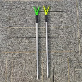 Resim 2 Adet Çok Amaçlı Balıkçılık Çubuğu Tutucu - Dayanıklı ABS/Alüminyum, Çok Renkli, Yer ve Deniz Balıkçılığı İçin İdeal 