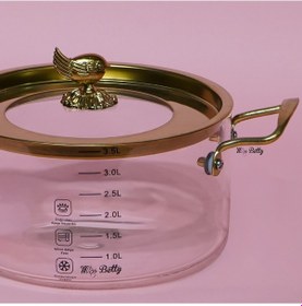 Resim Bellisima Cam Tencere 3,5 Lt Şeffaf 