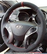 Resim Hyundai İ30 Araca Özel Direksiyon Kılıfı Noktalı Nubuk 