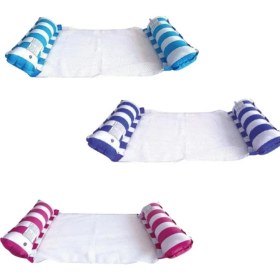 Resim Aslanoğlu Store Fileli 2 Yastıklı Premium Deniz Huz Hamağı 130 cm - 1 Adet 