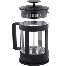 Resim Any Morning 800 ml French Press, Üç Katmanlı Filtre, Borosilikat Cam, Demleme Yoğunluk Ayarlı FY04 