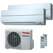 Resim Toshiba RAS-2M18U2AVG-TR 1 Dış + 2 İç Ünite M10 + M10 Duvar Tipi Multi Inverter Klima 