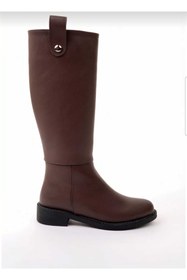 Resim FGZY Shoes KAHVERENGİ BİNİCİ ÇİZME 