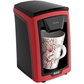 Resim Fakir Closey Kişisel Filtre Kahve Makinesi Kırmızı 