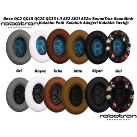 Resim Bose Qc2 Kulaklık Pedi Qc25 Ae2 Qc2 Qc15 Qc35 Qc35Ii Süngeri Açık Gri - Mavi 