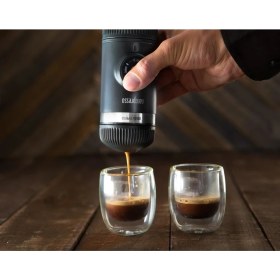 Resim Wacaco Nanopresso Barista Kit Espresso İçecek Türü 0 bar Basınç Gücü ile Siyah Renkli 