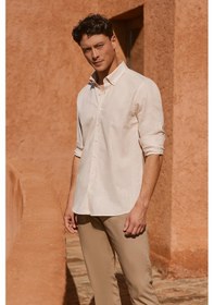 Resim Ac&Co / Altınyıldız Classics Erkek Gömlek (476750061) Krem 