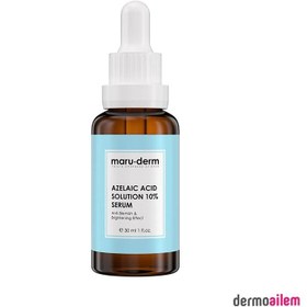 Resim Maruderm Azelaik Asit Solüsyon %10 Aydınlatıcı Leke Karşıtı Cilt Bakım Serumu 30 Ml 