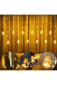 Resim ledison Dekoratif Işıklı Top Perde Led Fişli 