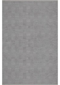 Resim Gabardin Jade 7012 Gri Serisi Triko Akrilik Salon Oturma Yatak Odası Halısı Gri 