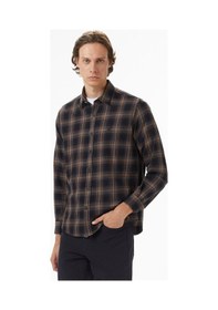 Resim Nautica Erkek Kahverengi Classic Fit Gömlek W47410t Kahverengi 