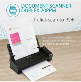 Resim Irıscan Pro Tarayıcı Belge Tarayıcı A4 20ppm Adf20 Dubleks -v5: Pdf Düzenleyici, Usb+ac Destekli, Ocr, Word'e, Pdf'ye, Xls'ye Tarama, Outlook Makbuz Tarayıcısına Kartvizit Win 