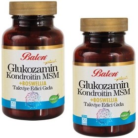 Resim Balen Glukozamin Kondroitin Msm+ Boswellia 1200 MG 120 Tablet 2 Adet 