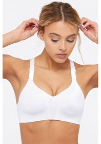 Resim Nike Rival Dri Fit High Support Sports Bra Kadın Yüksek Destekli Spor Sütyeni Beyaz 