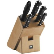 Resim Zwilling Twin Gourmet 316970010 6 Parça Ahşap Bloklu Bıçak Seti Outlet 
