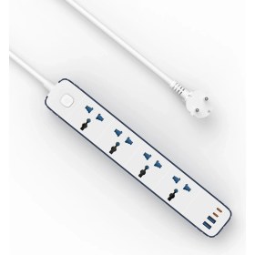 Resim Özbience 20W Çoklu Akıllı Priz Gan Tech Power Strip, 8'li, 2m, Beyaz 
