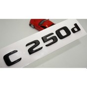 Resim C 250d Bagaj Parlak Siyah ABS 3M 3D Yazı Logo 