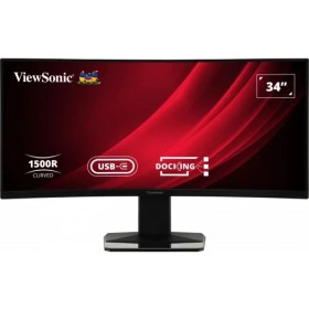 Resim Viewsonic 34" VG3419C 120Hz 0,4MS VA HDMI/DP/USB-C UWQHD Curved Oyuncu Monitörü 