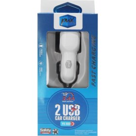 Resim Pux 3.4A 2 USB Araç Sarjı Beyaz 