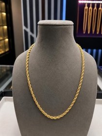 Resim Rome Oro 390mm Halat Altın Zincir 55 cm 14 Ayar 