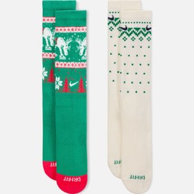 Resim Nike Winter Wonderland Crew (2 Pairs) Erkek Çorap 