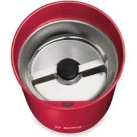 Resim Bosch Kırmızı Kahve Değirmeni Paslanmaz Çelik Bıçaklar ile Uzun Süreli Kullanım 